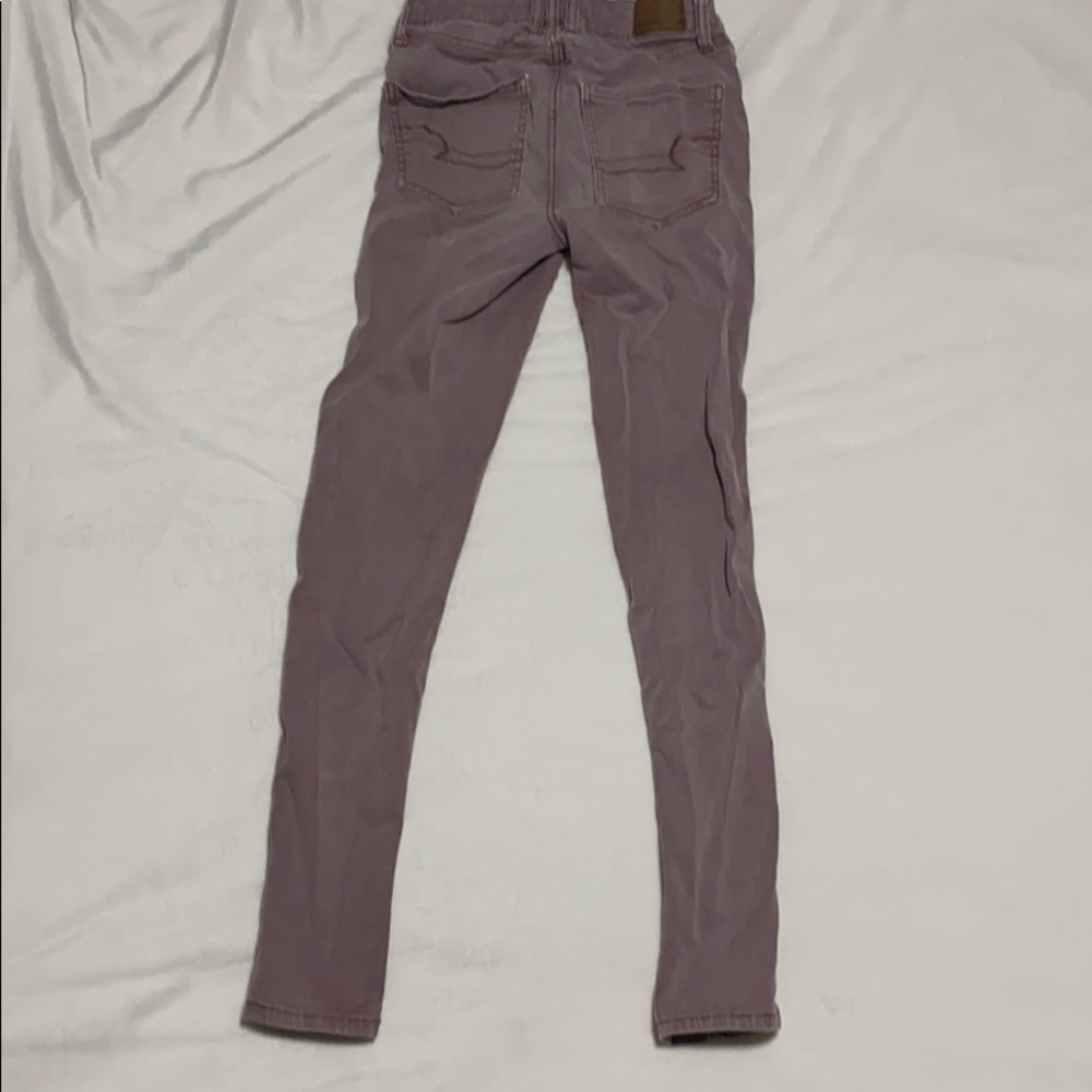 Pink super stretch jeggings - Picture 2 of 2